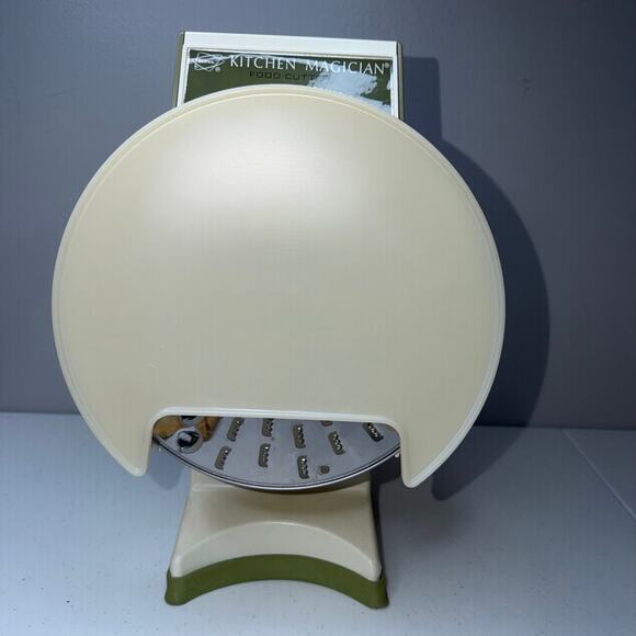 Vintage Popeil's Kitchen Magician Food Cutter Original Box Instructions Made USA - Picture 4 of 7